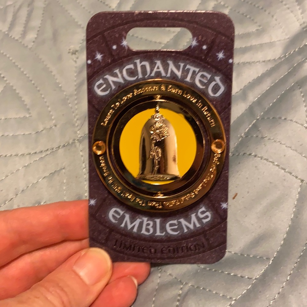 Enchanted Emblems Beauty and the Beast pin